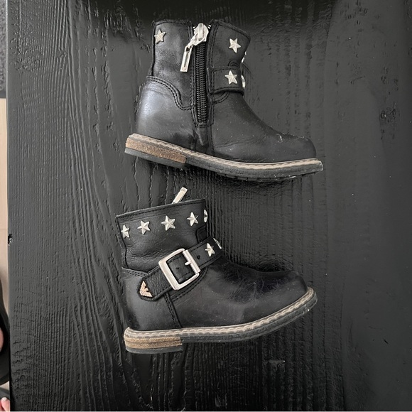 Armani Junior toddler leather boots - Picture 4 of 7